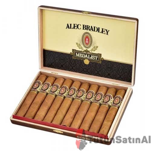 Alec Bradley Medalist Gordo - 10's Ahşap Kutu 1 Alec Bradley Medalist Gordo - 10's Ahşap Kutu